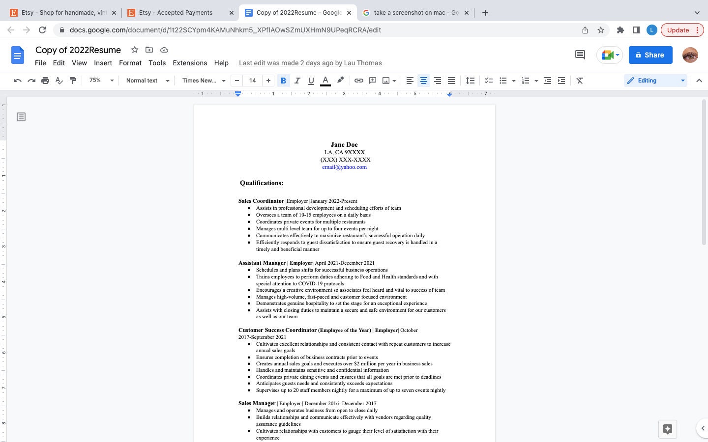 Resume Elevation Package - Etsy
