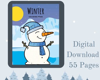 Winter Coloring Book