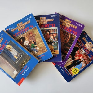 The BabySitters Club Mystery Books Set of 5