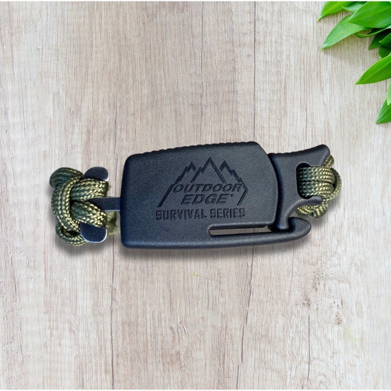 Paracord Outdoor Edge Survival Series Buckle Bracelet Etsy