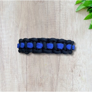 Paracord “Thin Blue Line” Bracelet