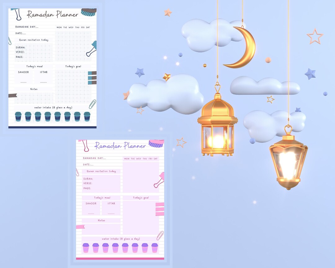 RAMADAN PLANNER Fasting TRACKER for Kids, Kids Ramadan Planner and ...