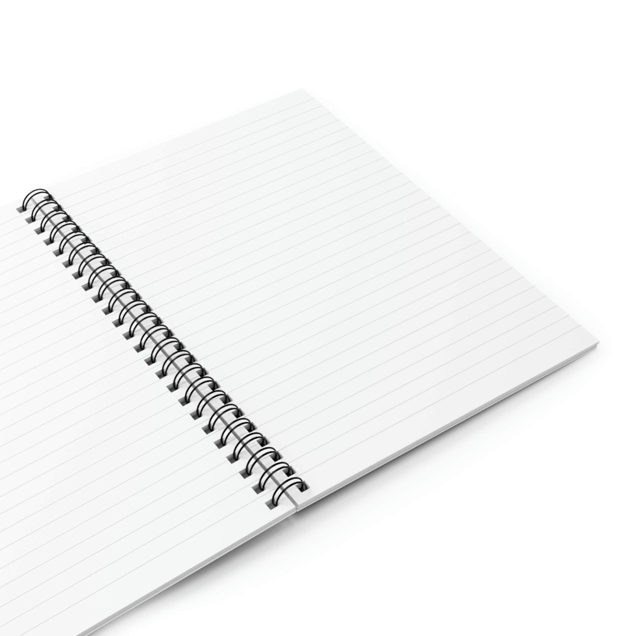 Blank Spiral Notebook Journal, Positive Journal, Lined