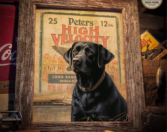 Vintage Peters Shotgun Shell Box Poster Art Print 11x14 Unframed