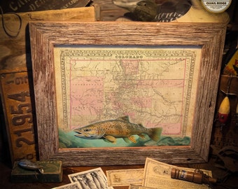 New Old Style Third in the Wildlife Series, Wild Turkey Bar Mirror