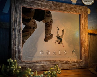 Army Airborne Motivational Art Print: Paratrooper Wall Decor (11x14 Unframed)