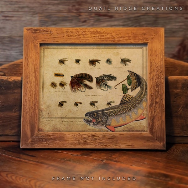 Antique Fly Fishing Decor Etsy