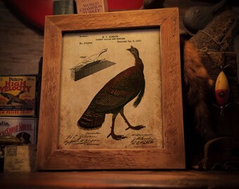 鳥用品 Wild Turkey 木製メモボード 非売品