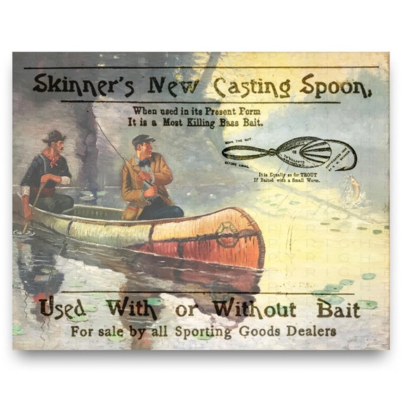advertising fishing lures Evolution Lure Wrap The EvolutionO Lure Wrap is made from waterproof 1950 Ad Wood Deep-R-Doodle Fishing