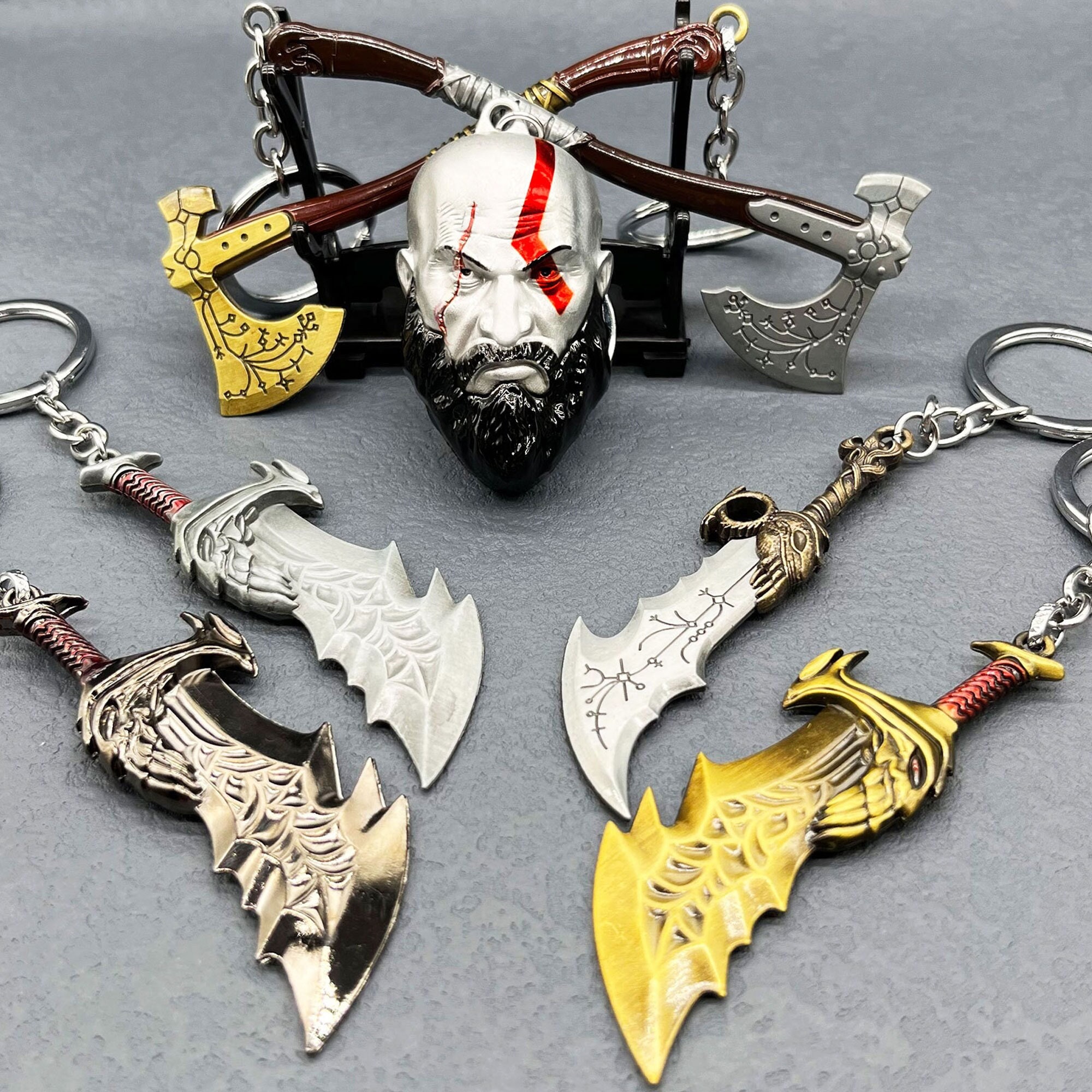 God War 4 Leviathan Key Chain, God War Blade Chaos Keychain