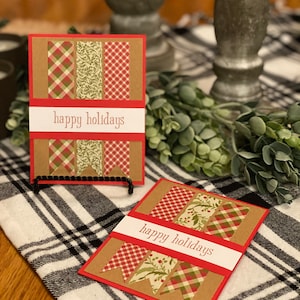 Handmade Christmas Cards - set of 12