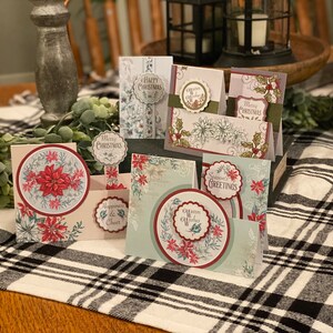 Handmade Christmas Cards - set of 4