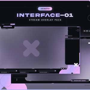 Interface-01 | Animated Stream Overlay Pack