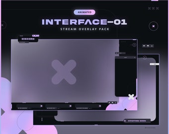 Interface-01 | Animated Stream Overlay Pack