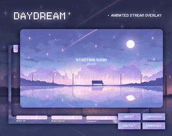 Daydream | Animated Stream Overlay Pack