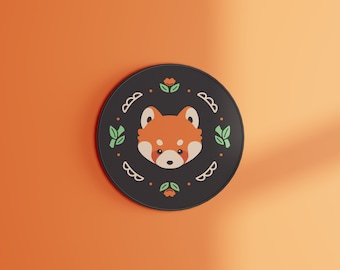 Red Panda Mousepad 25x25cm
