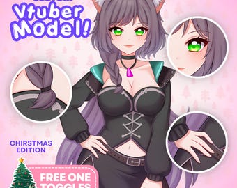 Custom Anime Vtuber Model: Live2D Character Design