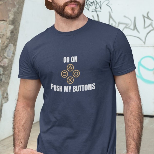 Push My Buttons Shirt - Etsy