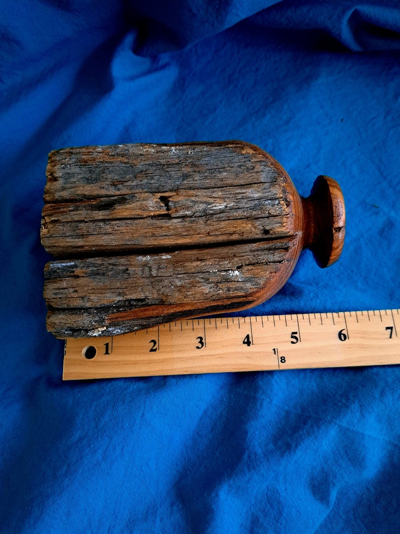 Hand Made Wooden Vase, Vintage Wooden Vase, Reclaimed Wood, Rustic Vase, Etsy