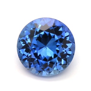 Heated Round Vivid Blue Sapphire | 0.799ct | Loose Sapphire | Earth mined sapphire