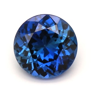Heated Round Vivid Blue Sapphire | 0.932ct | Loose Sapphire | Earth mined sapphire