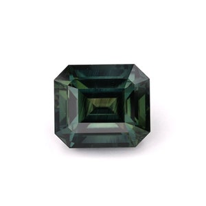 Title: Teal Sapphire | Emerald Cut | 3.09 ct | Natural Teal Sapphire | Earth Mined Sapphire