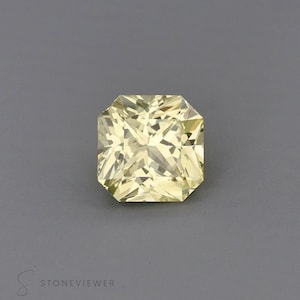 Yellow Sapphire | Radiant Cut | 1.152 ct | Natural Yellow Sapphire | Earth Mined Sapphire