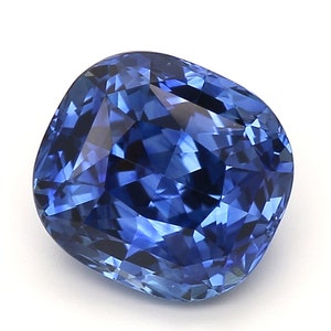 Heated Cushion Cut Vivid Blue Sapphire | 2.454ct | Loose Sapphire | Earth mined sapphire
