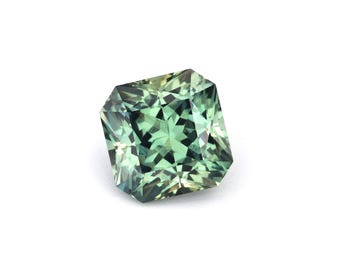 Green Sapphire | Cushion Cut | 1.225 ct | Natural Green Sapphire | Earth Mined Sapphire