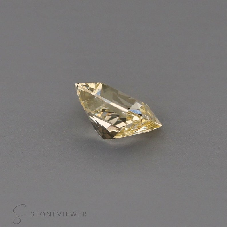 White Sapphire 1.15ct x 18K Pagoda Ring | Houseki Dealer