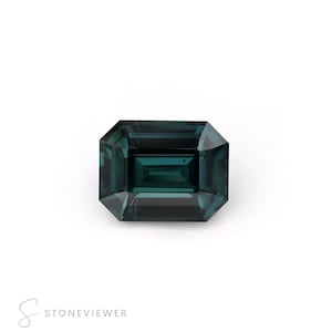 Natural Emerald Teal Sapphire | 1.558 ct | Loose Sapphire | Earth mined sapphire