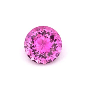 Purple Sapphire | Round Cut | 0.8 ct | Heated Purple Sapphire | Earth Mined Sapphire