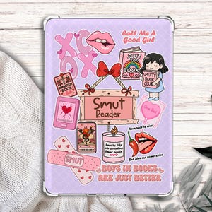 Smut Reader Kindle Insert | Cute Spicy Bookish Decor for Romance & Booktok Fans | Kindle Accessory | Bookish Gift