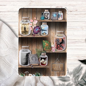 Pick Your Poison Kindle Insert | Genres Kindle Insert | Kindle Accessory | Bookish Gift