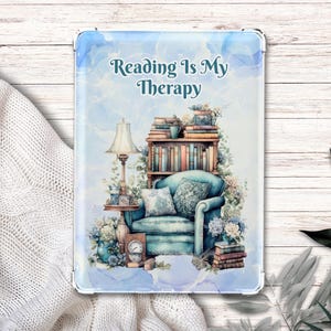 Reading is my Therapy Kindle Insert | Cozy Insert | Kindle Accessory | Bookish Gift