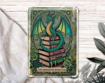 Dragon Romantasy Book Club Kindle Insert | Book Lover Accessory