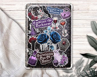 Gothic Kindle Insert | Dark Fantasy Kindle Case Insert | Kindle Accessory | Bookish Gift