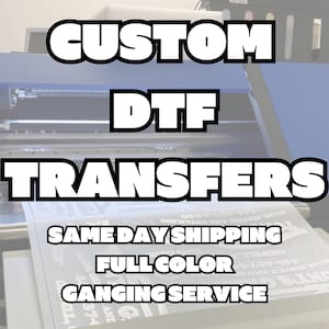 DTF Transfer, Custom DTF Print, Custom Gang Sheet, Custom Heat Transfer, Wholesale Dtf Print, Full Color Dtf Print, Custom DTF Transfers