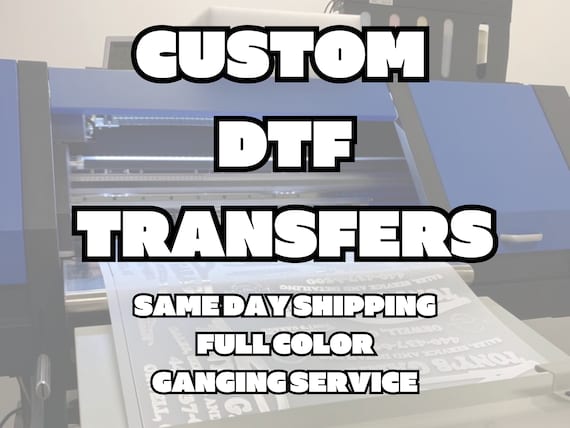 Custom DTF Transfer: Full Color Heat Transfer, Gang Sheet