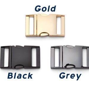 Dinosaur Bones Dog Collar Buckle Colors.