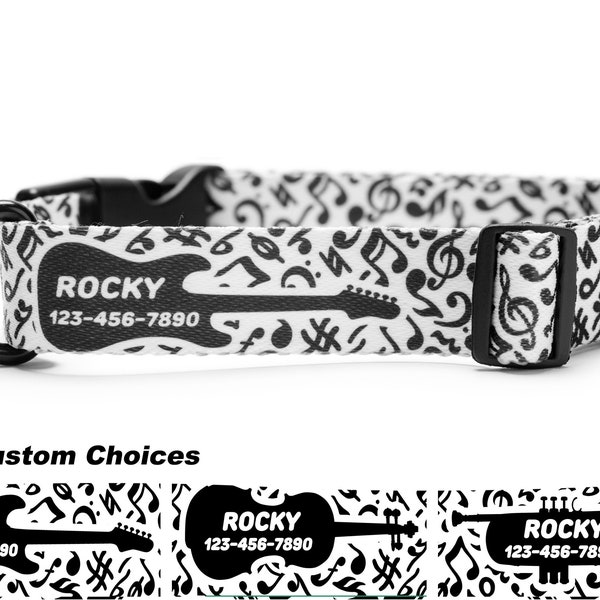 Music Dog Collar Etsy