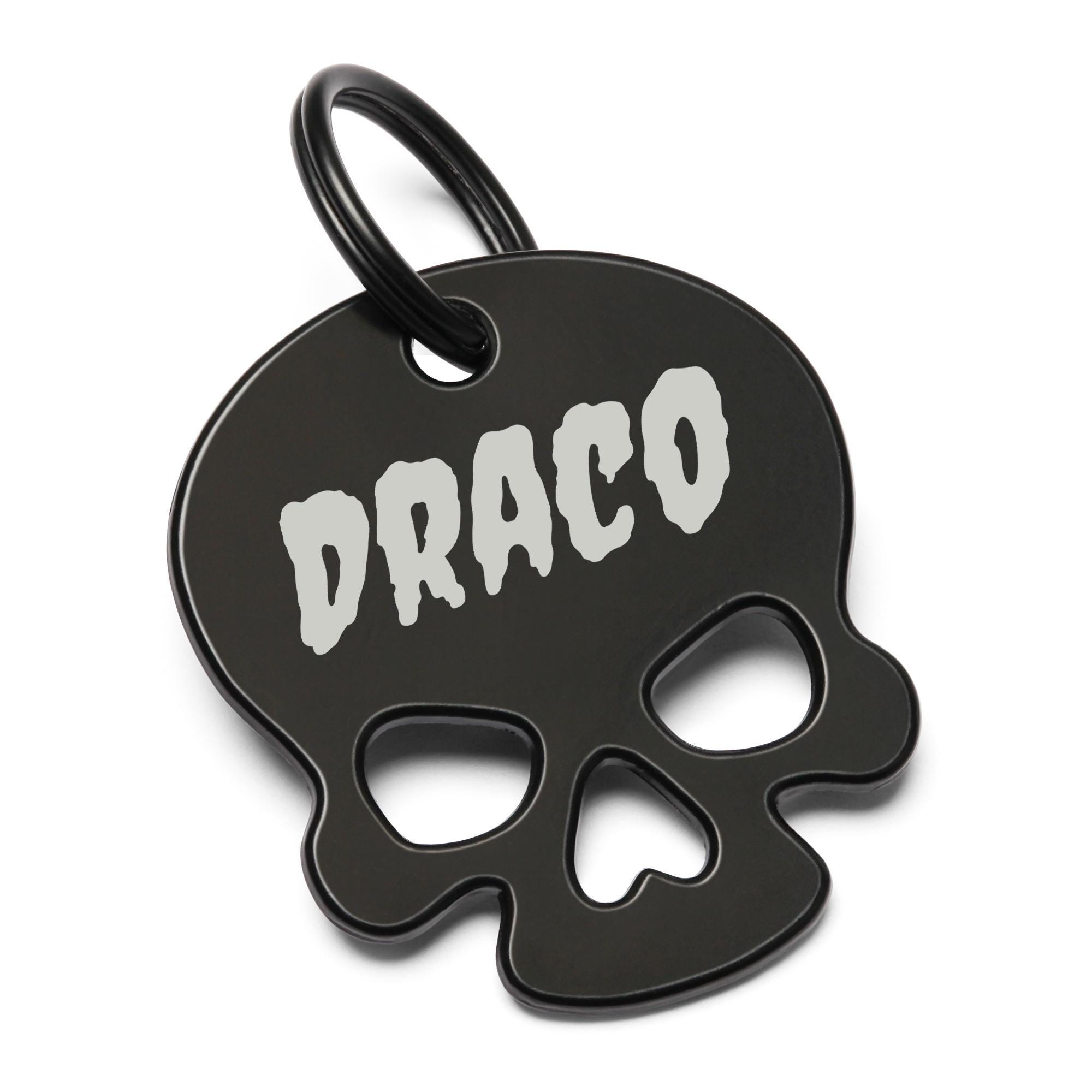 Skull Dog Tag - Etsy