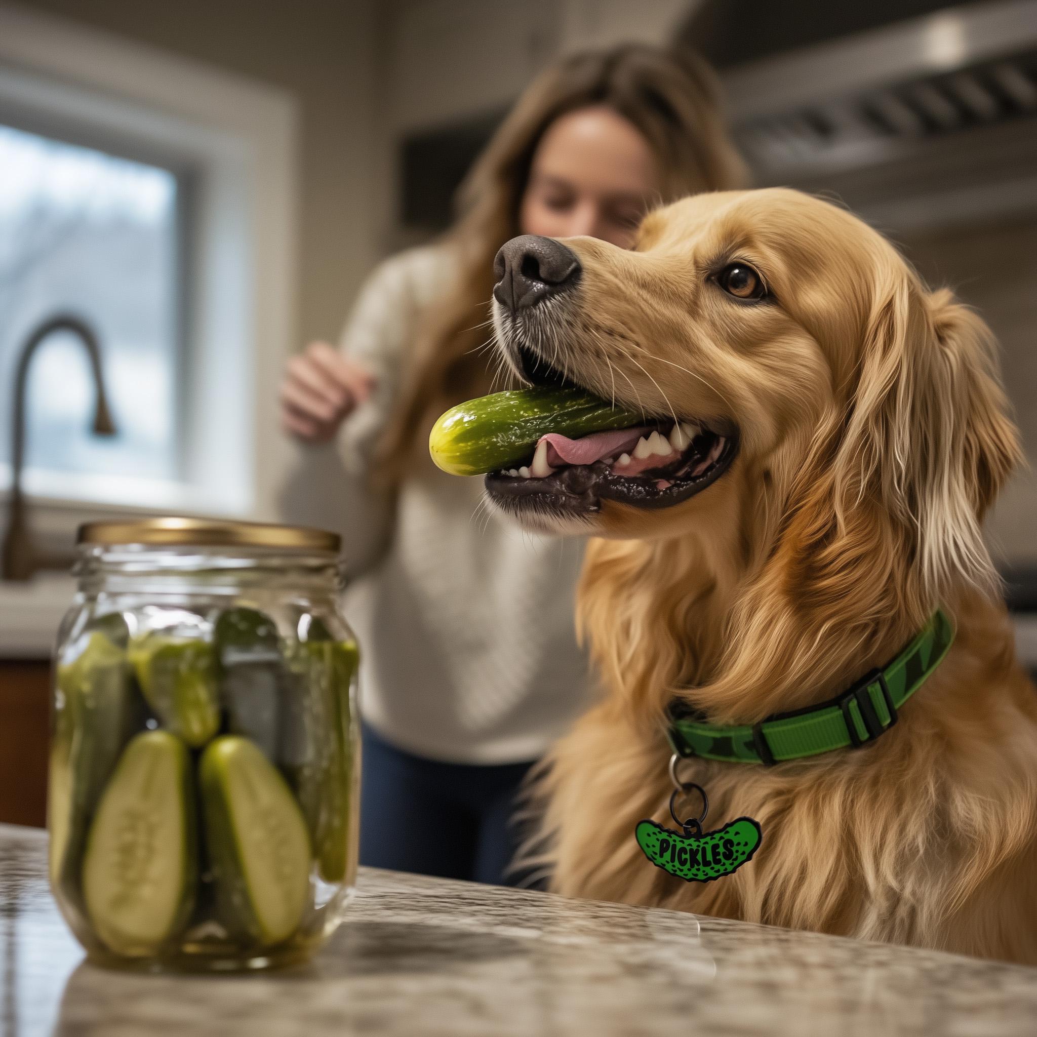 Custom Engraved Dog Tag Pickles Dog ID Tag – Custom Enamel Green