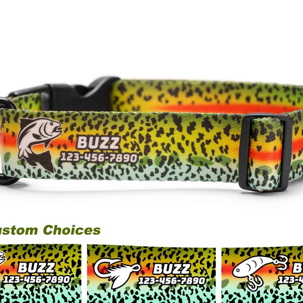 Fishing Dog Collar Etsy