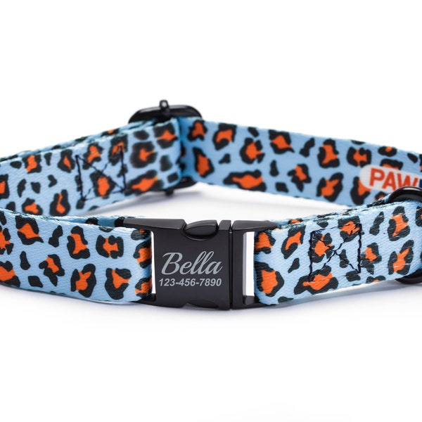 Leopard Dog Collar Etsy