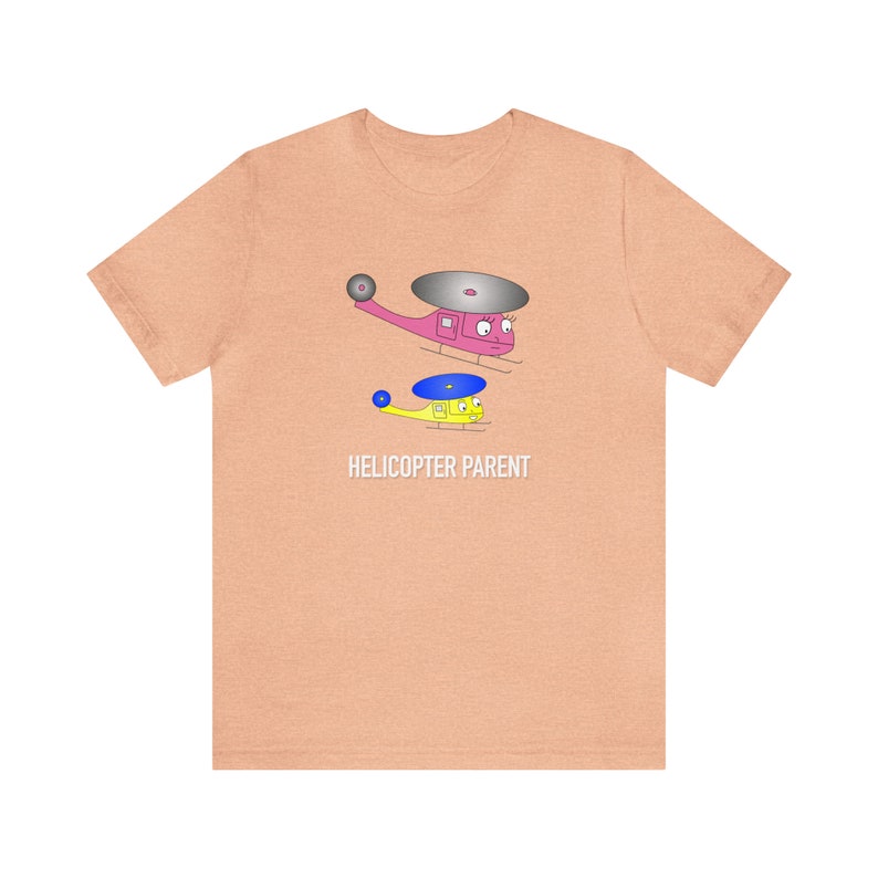 Helikopter moeder shirt - grappig moeder T-shirt - overbezorgd ouder cadeau - cartoon ouderschap humor T-shirt - cadeau voor moeder of vrouw afbeelding 6