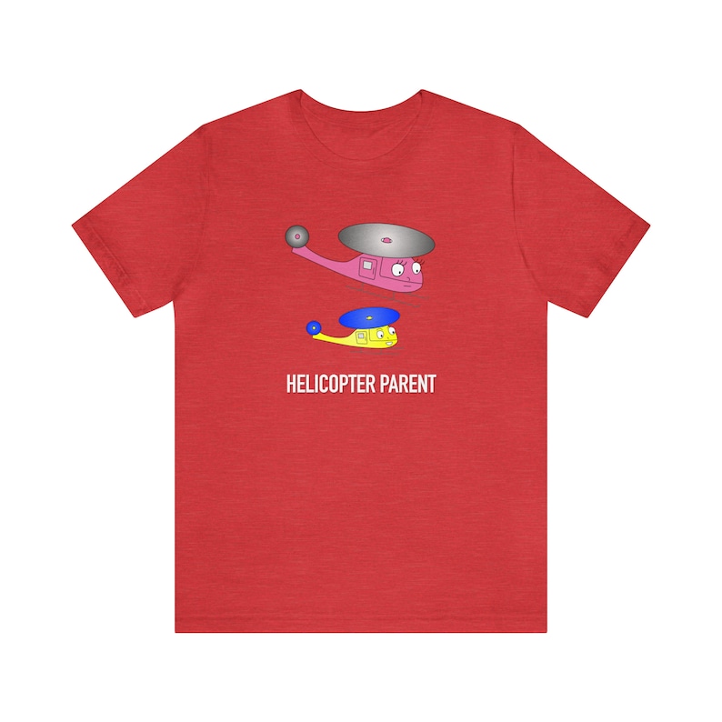 Helikopter moeder shirt - grappig moeder T-shirt - overbezorgd ouder cadeau - cartoon ouderschap humor T-shirt - cadeau voor moeder of vrouw afbeelding 5