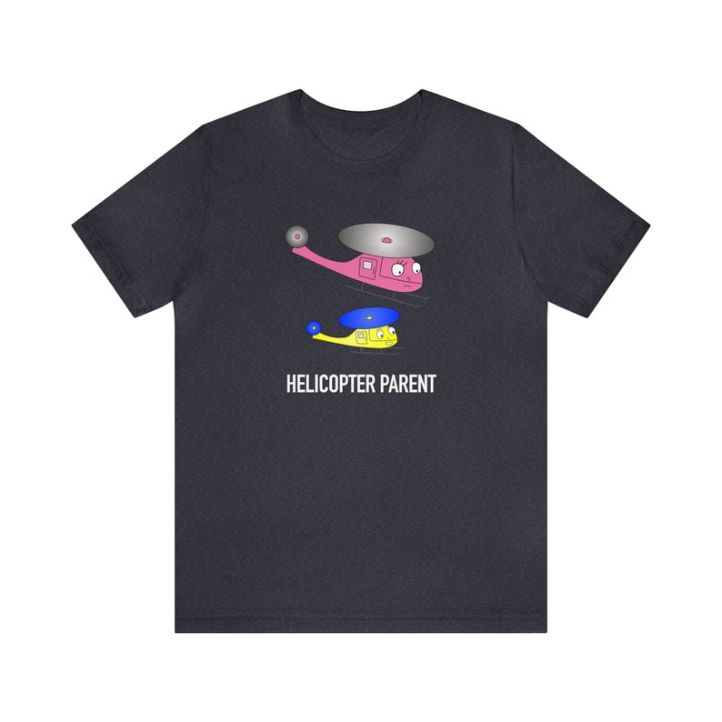 Helikopter moeder shirt - grappig moeder T-shirt - overbezorgd ouder cadeau - cartoon ouderschap humor T-shirt - cadeau voor moeder of vrouw afbeelding 4