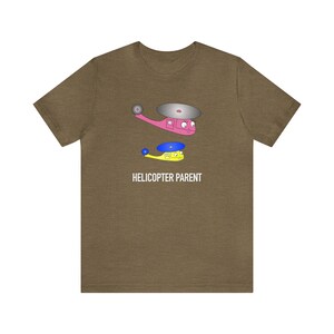 Helikopter moeder shirt - grappig moeder T-shirt - overbezorgd ouder cadeau - cartoon ouderschap humor T-shirt - cadeau voor moeder of vrouw afbeelding 8