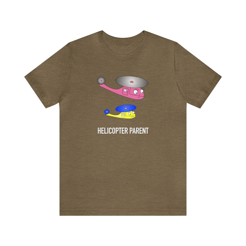 Helikopter moeder shirt - grappig moeder T-shirt - overbezorgd ouder cadeau - cartoon ouderschap humor T-shirt - cadeau voor moeder of vrouw afbeelding 8